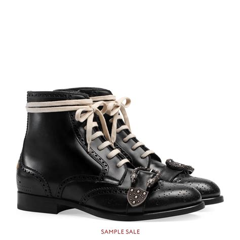 Gucci Men's Queercore Brogue Boots Men